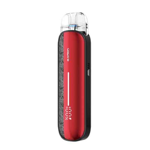 aspirePixo Aura – Kit Cigarette électronique rechargeable 1300mAh (Sans e-liquide, sans nicotine ni tabac (bleu) (Crimson Red)