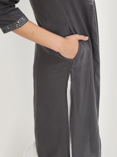 Image of Max Women's Rayon Regular Fit Kurta
