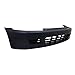 CarPartsDepot New Replacement Parts Front Black Primed Bumper Cover 92-95 Compatible For 1993-1995 HONDA Civic DX EX 2 Door 3 Door Coupe Hatchback Fits HO1000141 71101SR0A00ZZ