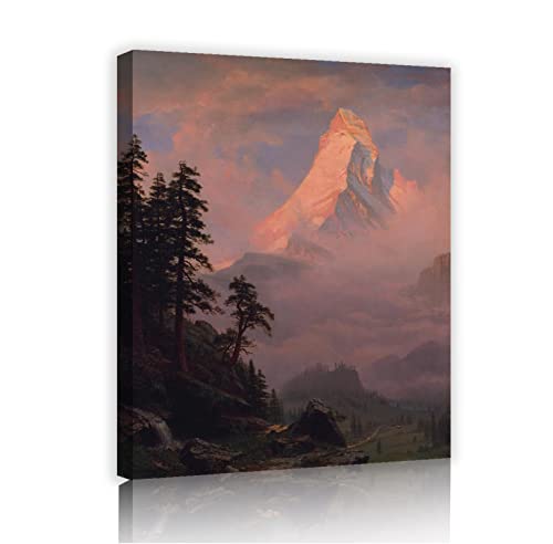 Albert Bierstadt toile Cervin art haut de gamme grand format paysage de montagne rétro