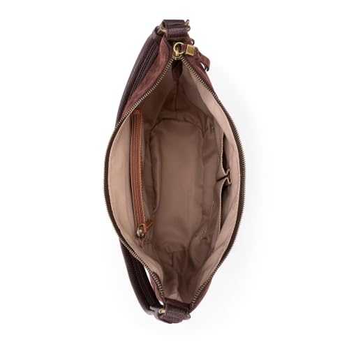 Image of The Sak Sequoia Leather Hobo Bag - Large Slouchy Shoulder Purse, Zip Pocket