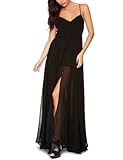 olsen kleider online  Religion Damen Olsen Maxi Dress Kleid, Schwarz (Jet Black), 36 (Herstellergröße:Small)