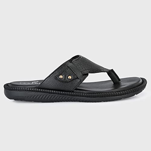 Image of Centrino Men's Flip-Flop Slippers | Luxurious Comfort for Every Step | Slip-On Ease, Solid Design| Perfect for Beach Days, Poolside Lounging, and Casual Wear (8205)