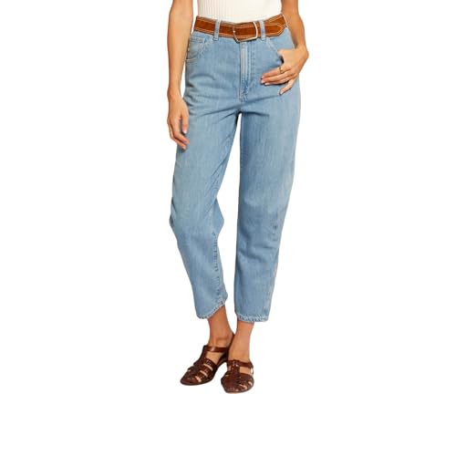 Current/Elliott Women's The Coppola Barrel Leg Jean, Sunset
