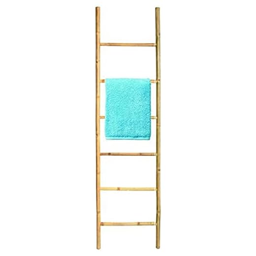 Toallero Pie Escalera Bambu - COTEXSA - 144108.