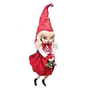 GALLERIE II Kaitlin Girl Joe Spencer Gathered Traditions Christmas Winter Holiday Xmas Hand Painted Soft Figure Figurine Shelf Sitter Cute Whimsical Decor Decoration Red GALLERIE II Kaitlin Girl Joe Spencer Gathered Traditions Christmas Winter Holiday Xmas Hand Painted Soft Figure Figurine Shelf Sitter Cute Whimsical Decor Decoration Red