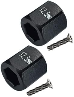 Axial Yeti Jr. Score Trophy Truck (AX90052) / Yeti Jr. Maverick (AXI90069) Upgrade Parts Aluminum Rear Hex Adapters - 4Pcs Set Black