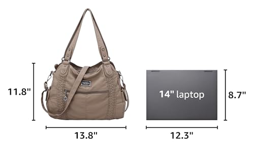Image of Angel Barcelo Purses for Women Soft PU Leather Shoulder Bag Crossbody Purse and Handbags