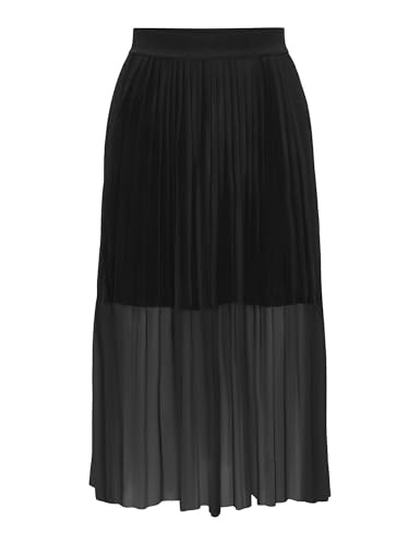 Jupe midi Femme Jdyelsa Pleat Mesh Skirt de JACQUELINE de YONG pour le bureau