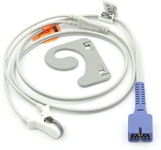 Nellcor oxi-tech DS-100A Spo2 Sensor Adult Ear Clip Oxygen Saturation Probe DB9 9pin