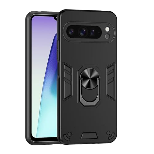 Compatible with Google Pixel 9 Pro XL Phone Case with Kickstand & Shockproof Military Grade Drop Proof Protection Rugged Protect