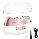 4 in 1 Electric Nail Clipper with Polisher, File & UV Light, Automatic Nail Trimmer with LED Light & Nail Scraps Storage, Rechargeable Nail Trimmer for Baby & Seniors(White)