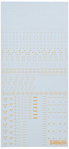 ハイキューパーツ 1/100 ホワイト&オレンジ RB02コーションデカール (1枚入) RB02-100WAO