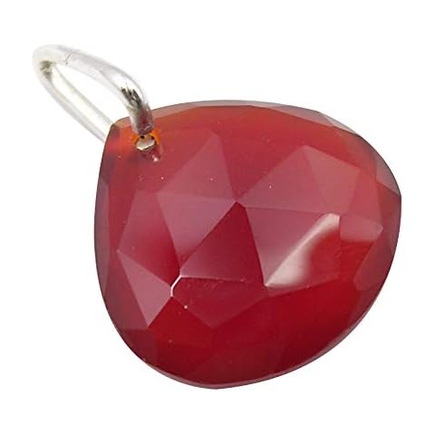 SilverStarJewel 925 Silver Red Carnelian Pendant Cover