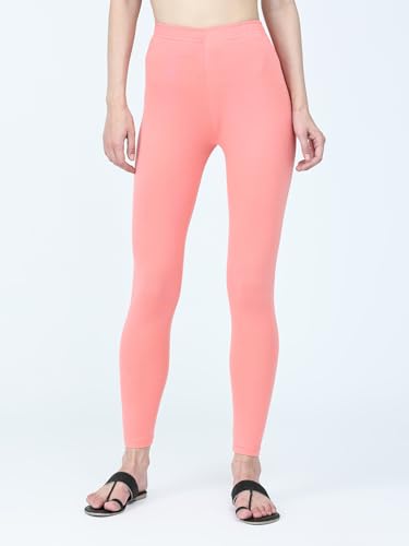 Image of Robinbosky Premium Stretchable Cotton Ankle Legging for Women | Suitable for Formal wear & Casual wear | High-End Elastic Makes The Leggings Squat Proof and Durable for Travel, Yoga, & Workout.