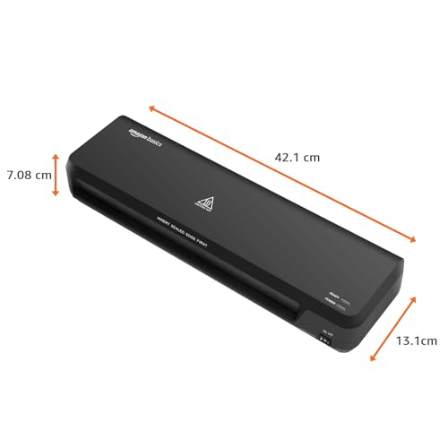 Image of Amazon Basics Hot & Cold A3 Thermal Laminating Machine /Laminator A303 | Fast 2-Min Warm-Up | Slide-Push Button | Durable Thermostats | Dual Light Indicators | for Photos, IDs, Documents, Certificates
