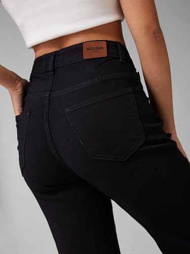 Image of Dolce Crudo Women's High Waist Straight Fit Jeans
