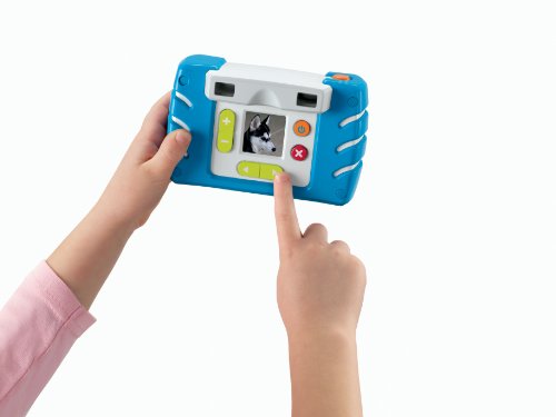 Mattel W1459 - Fisher Price Basic Digitalkamera, blau – Bild 4