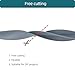 Tintvent T Rubber Trim Molding, Fit 1/2 inch Edge, Edging Shelf Banding, Center Barb Tee Moulding for Tables, Game and Arcade Machines Decorative, Gray, 26Ft(8M)