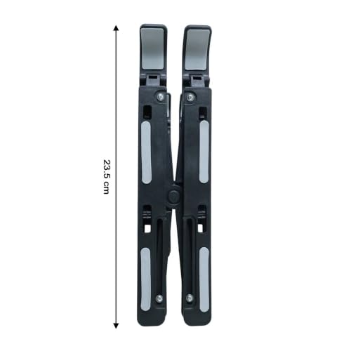 Image of Adjustable Plastic Laptop Stand Ergonomic Portable Folding Bracket