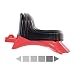 Tractor Farmer XL rojo a pedales con remolque (Smoby 710108)