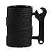 Porzellan Tasse günstig Kaufen-LOVIVER Reifen-Kaffeetasse, kreative Porzellantasse mit, gerader Schraubenschlüssel, Reifentassen für Autoliebhaber, Porzellan-Teetasse, Innovative