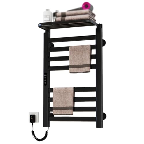 Calentador de Toallas de Pared 200 W con Temporizador de 1 a 9 h Regulable 3