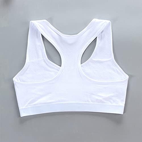 Cretty-Meet Soft and Comfortable Cotton Girls Bra Kids Underwear Sports Training Bra Crop Tops for Teenage Girls 8-16 Years