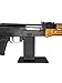 Hammy3DPrints Display Stand for AK 47 7.62x39 | Rifle Holder Storage Rack (Black)