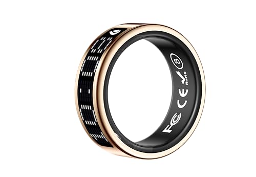 Image of Smart Ring Pro | India's First Call Alert Ring with Prayer Mode, Heart Rate Monitor & Auto Workout Tracking | Rose Gold | 8-18.2 mm