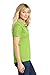 SPORT-TEK Women's Micropique Sport-Wick Polo | Ladies Short Sleeve Collared Shirt, Lightweight Top for Work, Tennis & Golf Lime Shock