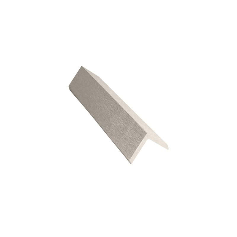 Tuda Grass Direct Composite Woodgrain Decking L/Angle Trim - Ash - 4.8Metres x 50mm x 50mm — image 1