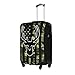 SWEET TANG Washable Luggage Cover Deer Camo Camouflage American Flag Hunting Black (1) Fashion Suitcase Protector Luggage