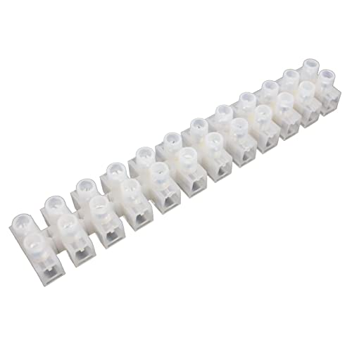 5x Lüsterklemme 6-12mm² 30A 380V 12er Reihe Kupfer Verbindungsklemme Cover