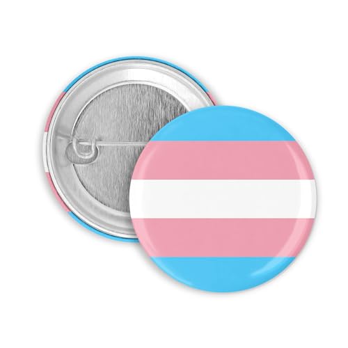 3x Trans* Flagge Button 25mm