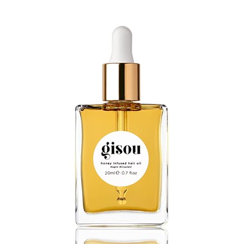 Gisou Honey Infused Hair Oil Mini - Hydrating & Frizz Control Luxury Treatment with Mirsalehi Honey...