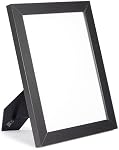 Amazon Basics Wood Document Rectangular Frame, 28 cm x 21.6 cm, Black