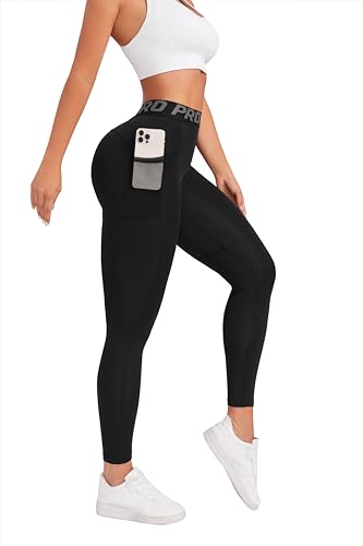 High Waisted Leggings for Women,Gym Sport Fitness Joggers Pants Tummy Control for Workout, Yoga, Running