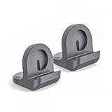 MoKo Stand for Apple Watch Series 1 Series 2, Scratch-resistant TPU Charging Dock Multiple-Wire Slot, Compatible with Nightstand Mode for Apple Watch 2015 & 2016 All Models[38mm & 42mm], BLACK