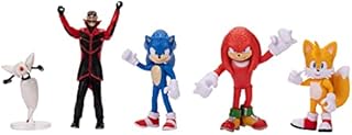 Sonic The Hedgehog, Sonic 2 Movie Action Figure Set, 10 x 2.75 x 7 inches