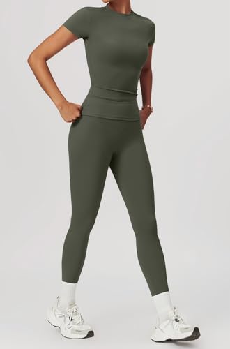 Women's Running T-Shirt, Quick-Dry Yoga Fitness Short-Sleeved Shirt, Outdoor Sports Short-Sleeved Shirt3