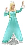 Super Brothers Princess Peach Costume For Women Halloween Cosplay Dress (Women-Small, Princess Rosalina without Bustle)