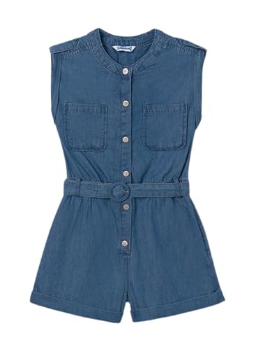 Chándal jumpsuit Mayoral de algodón azul: comodidad diaria para su niña