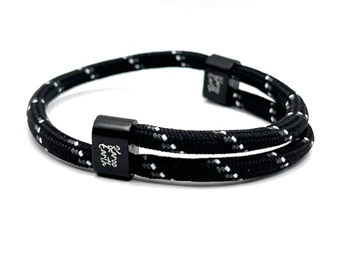 KAROO EARTH JEWELLERY Unisex Adjustable Rope Bracelet - Durable Waterproof Surfer Fashion Bracelet for Men - Handmade Paracord Bracelets - Survival Adjustable Bracelet - Bracelets for men and Women,