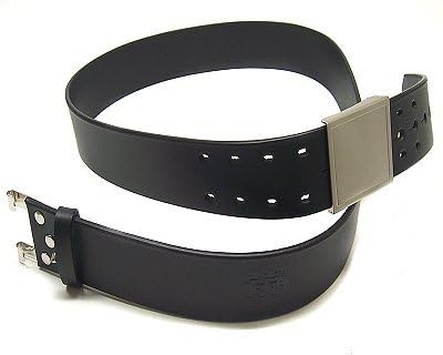 Cinturone Vega cuoio 2 fori 1V57 per vigilante -