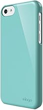 elago S5C Slim Fit 2 Case for iPhone 5C + HD Professional Extreme Clear Film Included - Full Retail Packaging (Coral Blue)