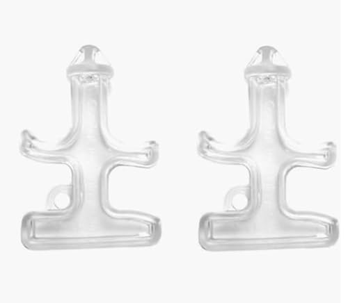 2本入りクリア護身グッズ 護身用品 防犯 痴漢対策 プラスチック製 緊急救助 防犯グッズ 子供 男女兼用安全・セキュリティのサムネイル