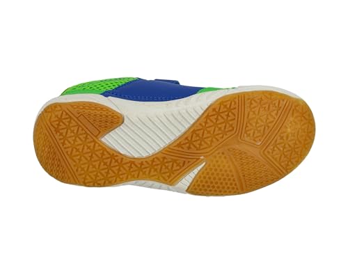 Lico Sport VS Unisex Kinder Hallenturnschuh, Grün/ Blau, 36 EU