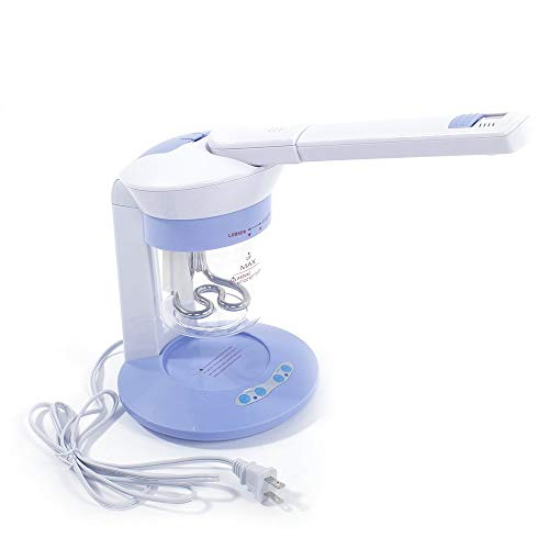 HomVent Ozone Facial Steamer,Mini Table TOP SPA Steamer Machine with Cap, Hot Mist Ozone Hair Therapy Beauty Equipment
