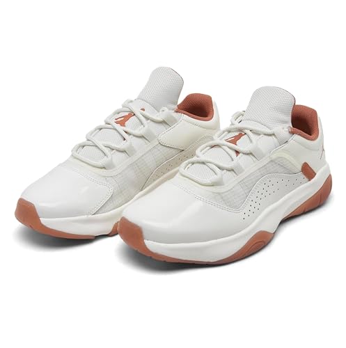 Nike Nike Womens Air Jordan 11 CMFT Low Trainers (Sail/Sky J Orange, US Footwear Size System, Adult, Women, Numeric, Medium, 7.5)